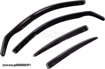 Ανεμοθραύστες για Suzuki Ignis (2001-2008) / Chevrolet Cruze (2001-2008) / Subaru Justy G3X (2004-2008) 5 πορτο - 4 τμχ εμπρός και πίσω