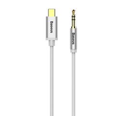 Baseus Yiven Audio Cable USB-C σε mini jack 3,5mm 1.2m (White)