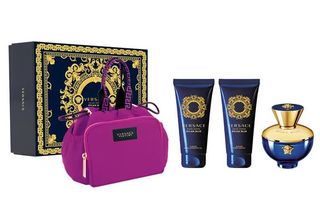 VERSACE Dylan Blue SET: EDP 100ml + body lotion 100ml + shower gel 100ml + bag