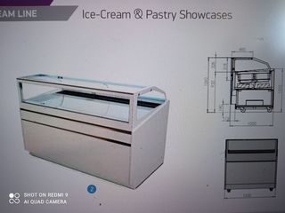 ΠΡΟΣΦΟΡΑ!!! Βιτρίνα Ζαχαροπλαστικής Οριζόντια 230x100x120cm Z1901