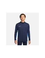 Nike Academy 23 Ανδρική Αθλητική Μπλούζα Μακρυμάνικη Dri-Fit με Φερμουάρ Μαύρη DR1352-010