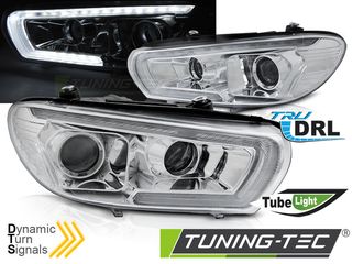 Φανάρια TUBE SEQ LED χρωμίου για VW SCIROCCO 14-17