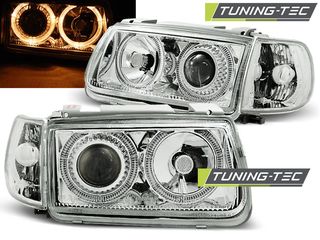 Φανάρια ANGEL EYES χρωμίου για VW POLO 6N 10.94-09.99