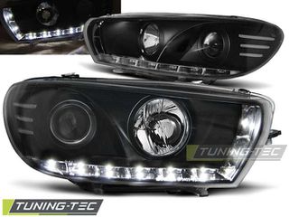 Φανάρια DAYLIGHT Μαύρο για VW SCIROCCO 08-04.14