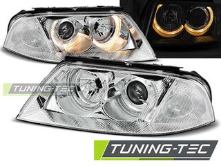 Φανάρια ANGEL EYES χρωμίου για VW PASSAT 3BG B5 FL 09.00-03.05