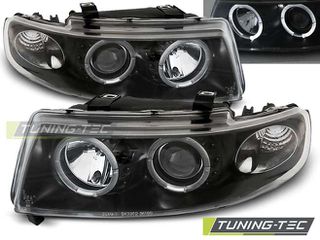 Φανάρια ANGEL EYES Μαύρο για SEAT LEON / TOLEDO 04.99-08.04