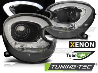 XENON Φανάρια TUBE LIGHT Μαύρο για BMW MINI (COOPER) R60 R61 COUNTRYMAN 10-14