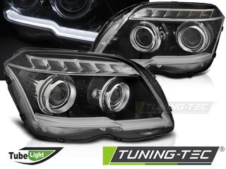 Φανάρια TUBE LIGHT Μαύρο για MERCEDES GLK X204 06.08-08.12