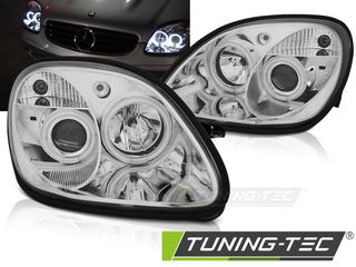 Φανάρια ANGEL EYES χρωμίου για MERCEDES R170 SLK 04.96-04