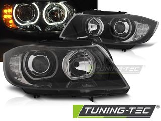 Φανάρια ANGEL EYES LED INDICATOR Μαύρο για BMW E90/E91 03.05-11