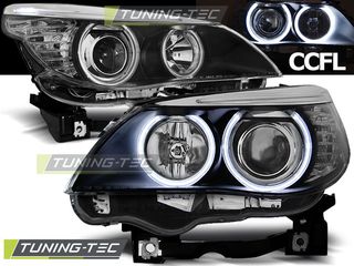 Φανάρια ANGEL EYES CCFL Μαύρο για BMW E60/E61 03-07