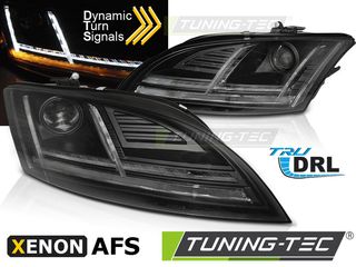 XENON Φανάρια LED DRL Μαύρο SEQ για AUDI TT 10-14 8J με AFS
