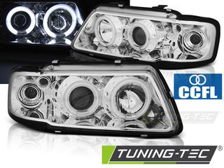 Φανάρια ANGEL EYES CCFL χρωμίου για AUDI A3 8L 08.96-08.00