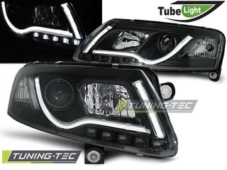 Φανάρια TUBE LIGHT Μαύρο για AUDI A6 C6 04.04-08