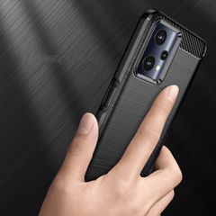 Carbon Case Flexible Cover Realme 9 Pro black-thumb-2