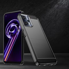 Carbon Case Flexible Cover Realme 9 Pro black-thumb-4