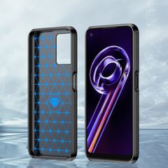 Carbon Case Flexible Cover Realme 9 Pro black-thumb-3