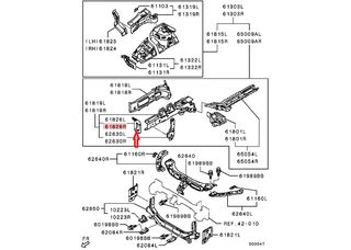 ΠΙΑΤΟ ΡΑΜΦΟΥΣ ΕΜΠΡΟΣ ΔΕΞΙ MITSUBISHI OUTLANDER 09-12 ( 5220C370 )-thumb-1