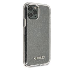 Guess GUHCN65PCGLSI iPhone 11 Pro Max silver/silver hard case Glitter-thumb-4