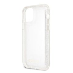 Guess GUHCN65PCGLSI iPhone 11 Pro Max silver/silver hard case Glitter-thumb-2