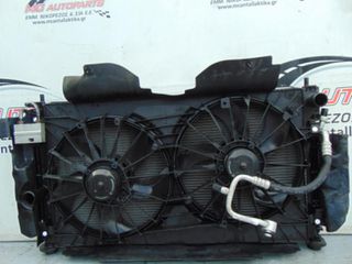 Ψυγείο Κομπλέ JEEP COMPASS (2007-2011) Νερού,a/c,βεντιλατέρ διπλό σε πλαίσιο