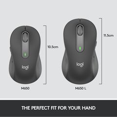Logitech - M650 Signature - Wireless Mouse - Graphite-thumb-4
