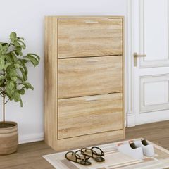 Παπουτσοθήκη Sonoma Δρυς 63x24x103 εκ. από Επεξεργασμένο Ξύλο 342551