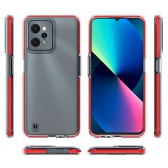 Spring Case case for Realme C31 silicone cover with frame black-thumb-1