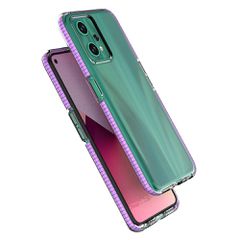 Spring Case for Realme 9 Pro silicone cover with frame light blue-thumb-2