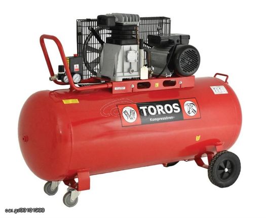 Αεροσυμπιεστής με Ιμάντα 200Lt 3HP 230V/50Hz Toros 602040