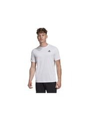 Adidas US Open 2 Αθλητικό Ανδρικό T-shirt Λευκό με Στάμπα GD9115