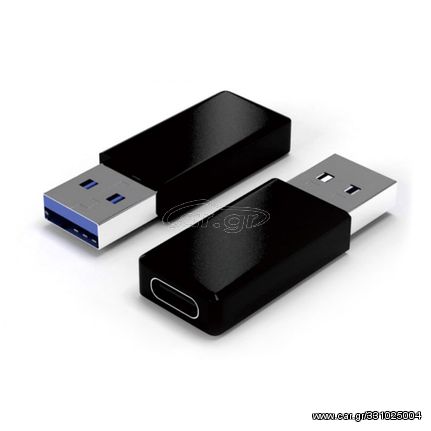 POWERTECH αντάπτορας USB 3.0 σε USB-C CAB-UC023, 5Gbps, μαύρος