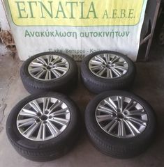 ΖΑΝΤΕΣ ΑΛΟΥΜΙΝΙΟΥ 16'' (5x108) ΜΕ ΕΛΑΣΤΙΚΑ 205/55R16 91V-91H (0318-0420) PEUGEOT 308 2013-2021 (EG)