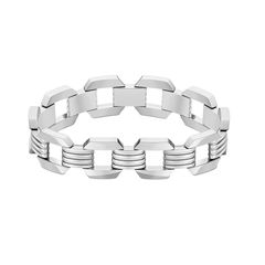 Police Gear, Men's Silver Stainless Steel Bracelet PEAGB2211552