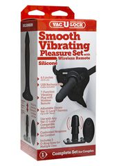 Smooth Vibrating Pleasure Set with Remote Control-thumb-1