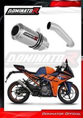 Dominator Εξάτμιση Τελικό GP  S.Steel KTM RC 390  2022 - 2023 Με Σιγαστήρα