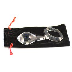 Small glass butt plug with retrieval ring 13 x Ø 3.3 cm-thumb-3