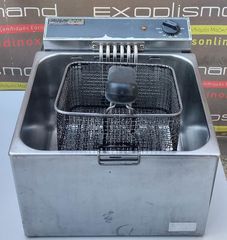 Φριτέζα Ηλεκτρική Μονή Τριφασική 7Lt 34,5x39x27Cm - Μεταχειρισμένη.-thumb-2