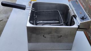 Φριτέζα Ηλεκτρική Μονή Τριφασική 7Lt 34,5x39x27Cm - Μεταχειρισμένη.-thumb-4