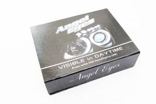 Δαχτυλίδια BMW E46 coupe (1998-2003) / BMW E46 Sedan, Combi (1998-2005) angel eyes με 4 μεγάλα δαχτυλίδια 144mm - Λευκό χρώμα