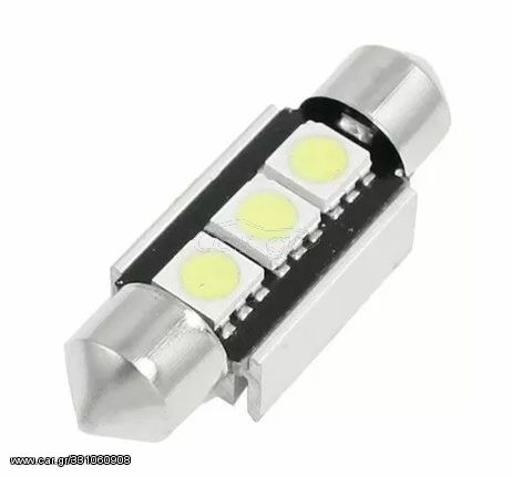 Led λάμπα πλαφονιέρας 42mm 3smd 5050 canbus - 1 τμχ.