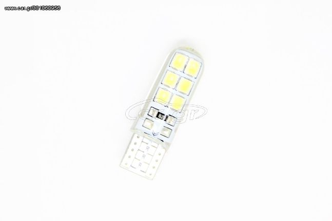Led λάμπα Т10 με 12 smd 1210 CAN canbus - 1 τμχ.