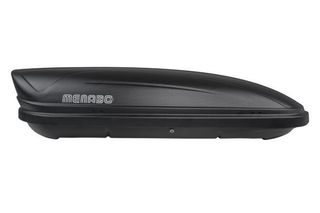 Μπαγκαζιέρα Menabo Mania 400 164x79x36cm, με μονόπλευρο άνοιγμα και κλειδί, μαύρη - 400 λίτρα