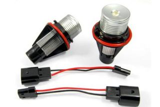 Angel eyes BMW E39 / E60 / E53 X5 / E65 / E87 / E63 5W led αυθεντικά - κόκκινο χρώμα - 2τμχ.