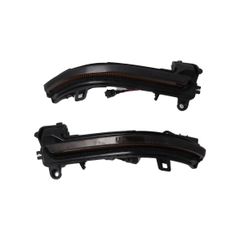 Τρεχούμενα led φλας για καθρέφτες για BMW i3, X1 E84, E90, F20, F21, F22, F23, F30, F31, F34, F32, F33, F10, F11, F07, F01, D02, D04 (2011-2019) φιμέ με τρεχούμενο φλας - σετ 2τμχ.