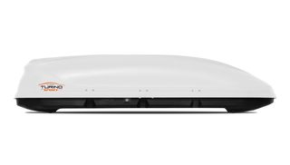 Μπαγκαζιέρα οροφής Turino Sport 210x81x45cm με διπλό άνοιγμα με κλειδί, 480 λίτρα - λευκή