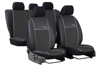 ΚΑΛΥΜΜΑΤΑ ECO LINE ΔΕΡΜΑΤΙΝΗ ΜΑΥΡΗ Daewoo Lanos 1997 - 2004 TEM 1
