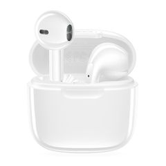 XO X23 TWS Earbud Bluetooth Handsfree Λευκά Ακουστικά με Θήκη Φόρτισης