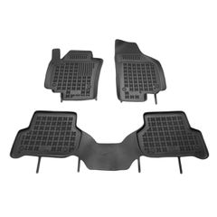 Λαστιχένια πατάκια SEAT Altea XL (2006-2015) - without versions with bluetooth module under the drivers seat - τύπου σκαφάκι - 3τμχ., Rezaw Plast