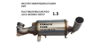 Dpf Fiat 500,Doblo,Punto Alfa romeo Mito 1.3